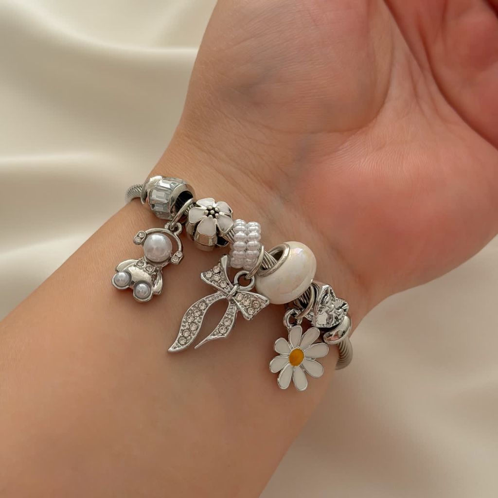 بنگل پاندورا Fashion Jewelry کد 3439 - خرید آنلاین از گالری آداس